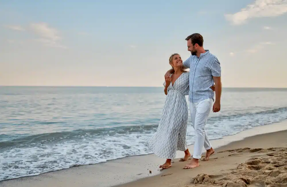 Embrace a Serene Beach Walk